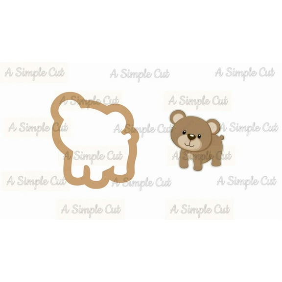Woodland Bear Cookie Cutter