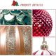 thumbnail image 5 of Christmas Baubles, 12 Pieces Christmas Tree Baubles Christmas Baubles, Matte and Glossy Christmas Tree Decorations Glittering Christmas Tree Baubles 6, 5 of 5