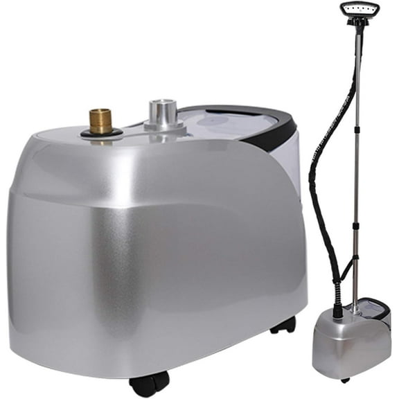 Clothes Vertical Garment Steamer 1850W Professional Heavy Duty Clothes Steamer for Commercial,Home Handheld Clothes Steam Iron with 3.2L Water Tank ??5S Quick Wrinkle Removal,Black (Grey)