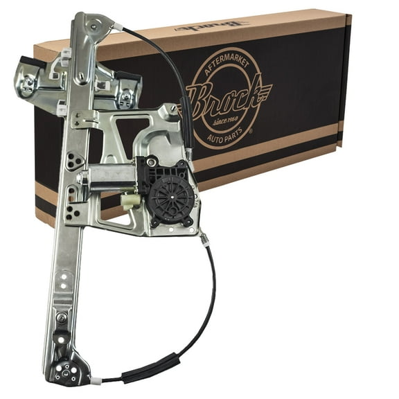 Brock Window Regulator w/ Motor for 2000-2001 DeVille Front Left 19244840