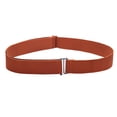 thumbnail image 2 of HLONK Women Belt Solid Color Stretch Adjustable Invisible Adjustable Lightweight Jeans Belt Fashion Accessory Khaki, 2 of 8