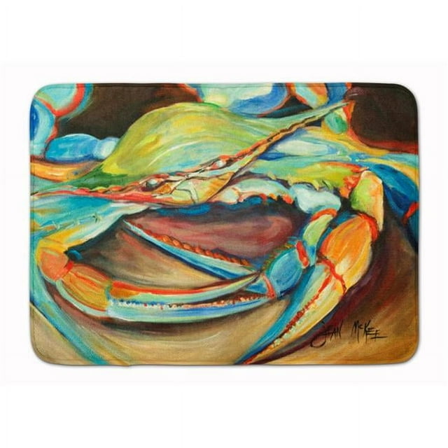 Carolines Treasures JMK1096RUG Blue Crab Machine Washable Memory Foam Mat