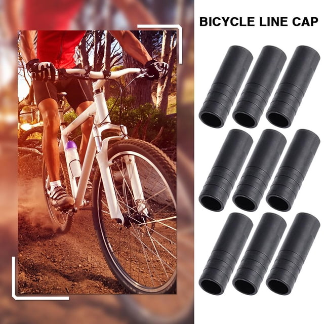 100 Uds. De plástico para bicicleta cambio Universal freno desviador tapa de extremo de Cable punta de alambre piezas de plástico para ciclismo bicicleta de montaña