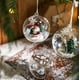 thumbnail image 5 of Bola de cristal transparente para Navidad, adorno para árboles de Navidad, regalos de boda, decoración para el hogar, colgante pequeño, adorno de bola 2025, 5 of 5