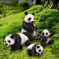 thumbnail image 4 of Minifiguras de animales salvajes para proyectos científicos educativos 4 modelos de panda., 4 of 9