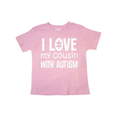 

Inktastic Autism Awareness I Love My Cousin Gift Toddler Boy or Toddler Girl T-Shirt