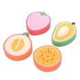 thumbnail image 3 of Dalazy Éponge de Bain pour Enfants Fruit Cartoon Éponge à Vaisselle Melon, 3 of 9