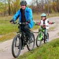 thumbnail image 3 of Nylon Elastic Bike Parent-Kid Tow Rope Cycling Tow Rope Trailer Stretch Training Pull Strap Outdoor Mountain Essential Accessories Green, 3 of 9