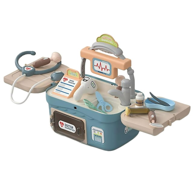 Toys Portable Hanging Medicals Kit Stethoscope For Kids Unisex Abs Plastic Doctor Set