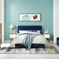 thumbnail image 2 of Modway Amira Full Performance Velvet Bed in Midnight Blue, 2 of 8