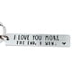 thumbnail image 1 of Llavero de acero inoxidable novio novia llavero mujeres hombres llavero marido esposa regalo boda regalos regalos Inevent HA011630-00, 1 of 7