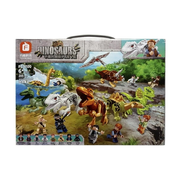 Set de Blocks para Armar Dinosaurios Fábrica del Juego Jurasic 205