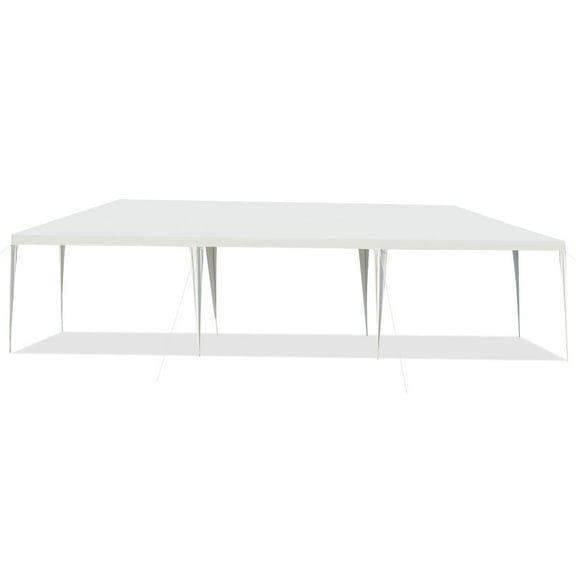 Patiojoy 10' x 30' Outdoor White Wedding Party Event Tent Gazebo Canopy Pavilion