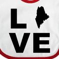 thumbnail image 4 of Inktastic Love Maine Boys or Girls Baby Bib, 4 of 4