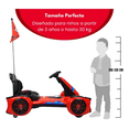 thumbnail image 2 of Montable Eléctrico The Baby Shop - go kart electrico, control remoto, 12v, luz, sonido, bluetooth Rojo -, 2 of 8