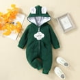 thumbnail image 2 of Vedolay Baby Girls Bodysuits Boys Girls Cute Warm Winter Jumpsuits Overall Romper Clothes Green,NB, 2 of 4
