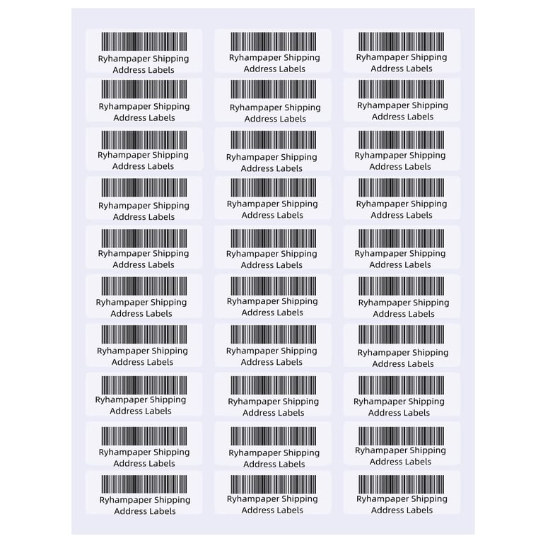 Printable Labels Stickers 3000 Return Address Labels - 1
