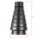 thumbnail image 4 of Snoot Cónico de metal Con Cuadrícula de Panal 5pcs kit de filtro de color para bowens studio strobe monolight fotografía flash, 4 of 7