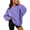 Light Purple, variant on Sweatshirts For Women Long Sleeve Crewneck Sweatshirt Causal Loose Fit Pullover Tunic Tops Fall Clothes Shirts Royal Blue S
