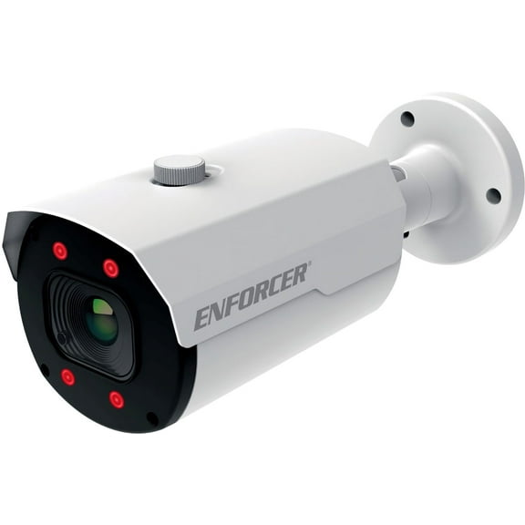 Seco-Larm EV-Y1501-AMWWQ Enforcer HD 5MP Varifocal Bullet Camera; 1/2.8" 5MP CMOS Sensor; 2592x1944 Max Resolution; 2.8 - 12 mm Varifocal Lens; WDR; 3DNR; IR Range Up to 115 Feet; 12VDC