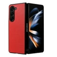 thumbnail image 5 of Case for Samsung Galaxy Z Fold 7 5G, Classic PU Leather Back Cover Drop Protective Shell Slim Fit Shockproof Phone Case Cover for Samsung Galaxy Z Fold 7 - Red, 5 of 8