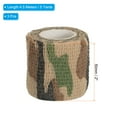 thumbnail image 2 of Uxcell Camouflage Tape 2" x 5 Yards, 3 Pack Self Adhesive Protective Camo Tape Wrap Waterproof Bandage, Dark Camo, 2 of 5