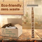 True Reflectionz wheat straw biodegradable razor Eco friendly razor disposable men and women shaving razor 50pcs razor kit