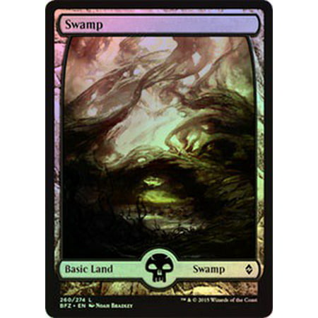 MtG Battle for Zendikar Swamp [Full-Art, Foil]