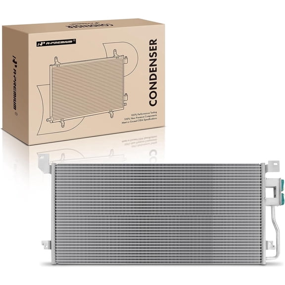 A-Premium Air Conditioning A/C Condenser Compatible with Ford Escape 2009-2012 & Mazda Tribute 2008, Tribute 2009-2011, 2.3L 2.5L, Manual Transmission