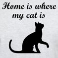 thumbnail image 3 of CafePress - Home Is Where My Cat Is T Shirt - Men's Classic Graphic T-Shirt, 3 of 4
