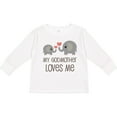 thumbnail image 3 of Inktastic My Godmother Loves Me Boys or Girls Long Sleeve Toddler T-Shirt, 3 of 5