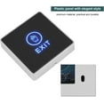 thumbnail image 4 of ZOUSSIQI Door Touch Exit Button, LED Light Switch Panel Door Access Control System Release Unlock Button CA919-27067, 4 of 9