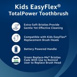 Equate Kids EasyFlex TotalPower Toothbrush with Replacement Brush Head ...