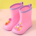 thumbnail image 2 of Puawkoer Colorful Cartoon Animal Waterproof Toddler Girl Boots Size 5 Children's Rain Boots Baby Princess Boots Water Shoes Eva Soft Children S Snow Boots Outdoor Kids Rain Bo, 2 of 4