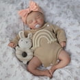 thumbnail image 2 of Muñeca Reborn KSBD, realista, para dormir, 50 cm, con juguete de alimentación, 2 of 7
