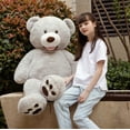 thumbnail image 7 of MaoGoLan 51" Giant Teddy Bear with Big Footprints Plush Stuffed Animals, 7 of 7