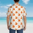 thumbnail image 6 of Fotbe Cartoon Squirrel Hawaiian Shirt for Men Unisex Summer Beach Casual Short Sleeve Cotton Linen Button Down Shirts-Small, 6 of 9