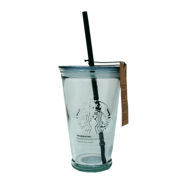 starbucks recycled glass cold to go cup