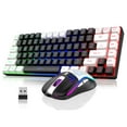 thumbnail image 1 of RedThunder K84 Wireless Keyboard and Mouse Combo, RGB Backlit Rechargeable Battery, 75% Layout 84 Keys TKL Ultra Compact Gaming Keyboard & L, 1 of 7