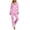 Pink B, variant on Enjoytime Women's Pajama Sets Halloween Print Soft 2 Piece Lounge Set Collared Long Sleeve Button Down Shirts with Pants Sleepwear