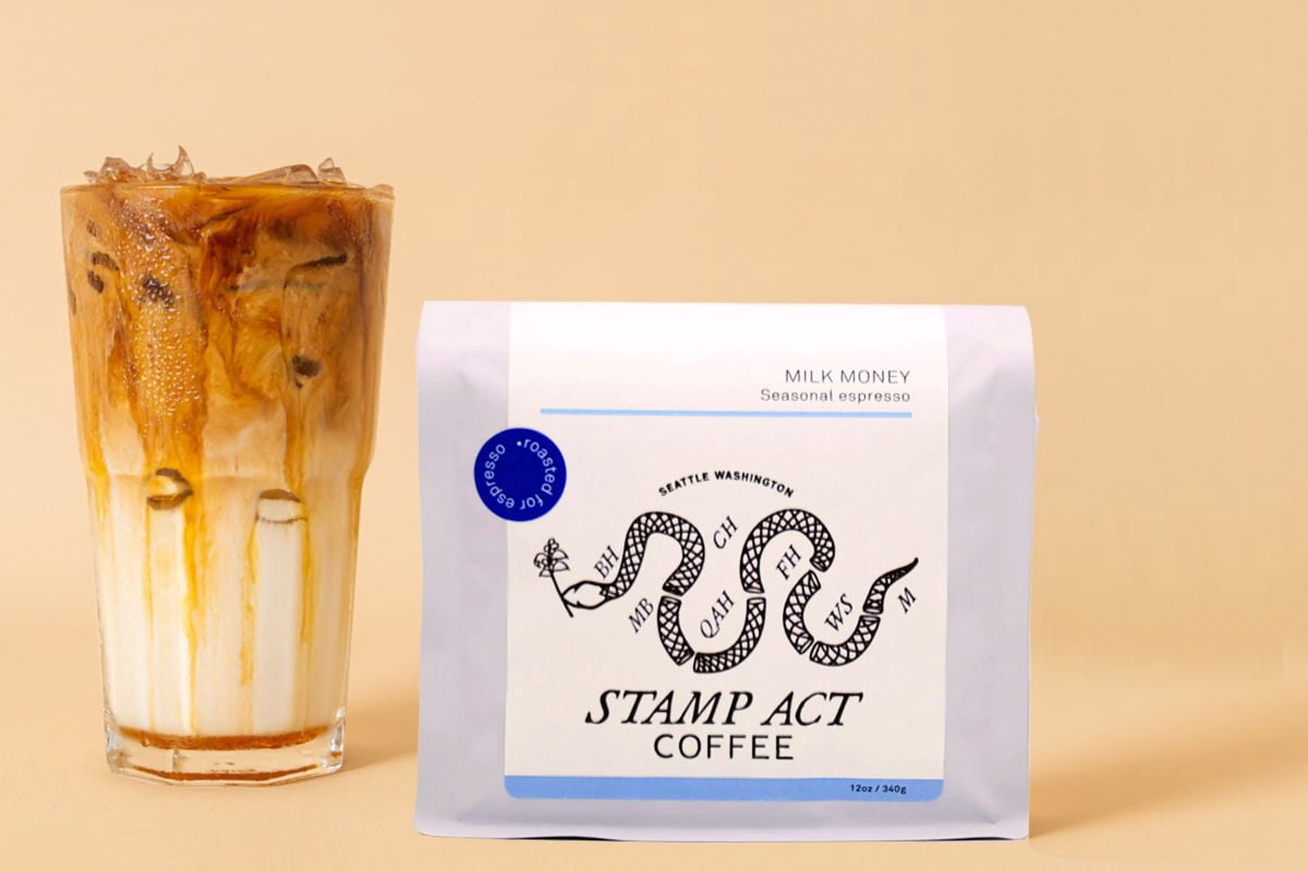 Milk Money - Roasted by Stamp Act - Whole Bean Coffee - 12oz Bag