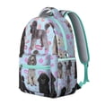 thumbnail image 2 of "Dog & Bone Pattern Backpack - Fun School Accessory, Cute Gift for Dog Owners, Durable Waterproof Fabric", 2 of 6