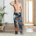 thumbnail image 2 of Hirioo Halloween for Men's PJ Pajama Pants Sleep Pants Men's Home Trousers with Pockets,S-3XL-Small, 2 of 6