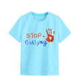 thumbnail image 1 of WEIYLL T-Shirts pour Fille Manches Courtes Col Rond Imprimé Lettre Été Confortables pour 11-12 Ans, 1 of 5