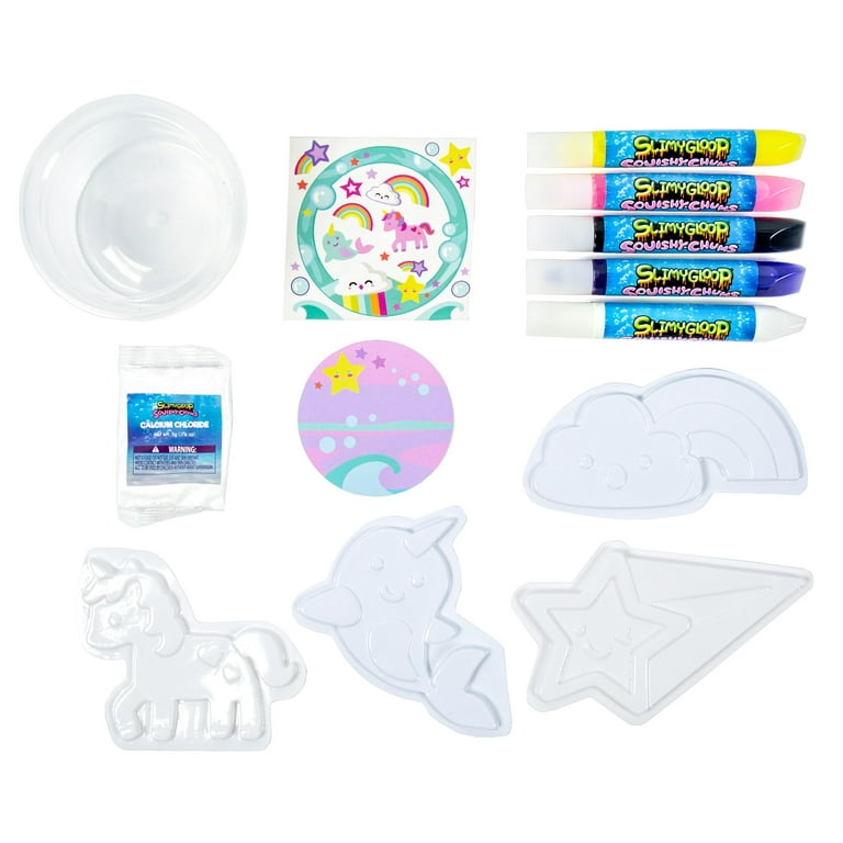 4-in-1 D.I.Y. SLIMYGLOOP® Kids Experience: Make Unicorn, Cloud, and More  Slime, 4-in-1 Slime Kit, Ages 6+, Create Your Own Slime Toys