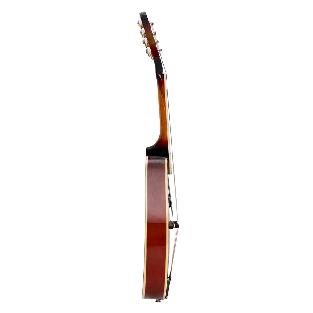 A Style Elegant Mandolin Mahogany Top Steel Strings & Rosewood Fingerboard with Guard Board Sunset Finish