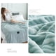 thumbnail image 4 of Mantas de Lanzamiento Calientes para el Invierno: Manta Raschel de Doble Capa Gruesa Suave 70x100cm, Manta de Lanzamiento de Lana a Rayas Azules para Cama, Sofá Y Confort Acogedor, 4 of 6