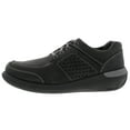 thumbnail image 4 of Drew Miles Men Casual Shoe In Black Nubuck/leather, 4 of 7