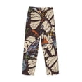 thumbnail image 5 of Xecao Vector Butterflies Men's Straight Lounge Pajama Pants: The Ultimate in Comfortable Sleepwear, 5 of 9