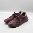 thumbnail image 4 of New Balance Men's Size 10 US 574 Molten Metal Maroon Metallic Gold Sneakers, 4 of 6
